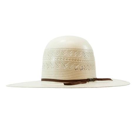 Unisex Cowboy Cattleman Crown Flat Brim Hat