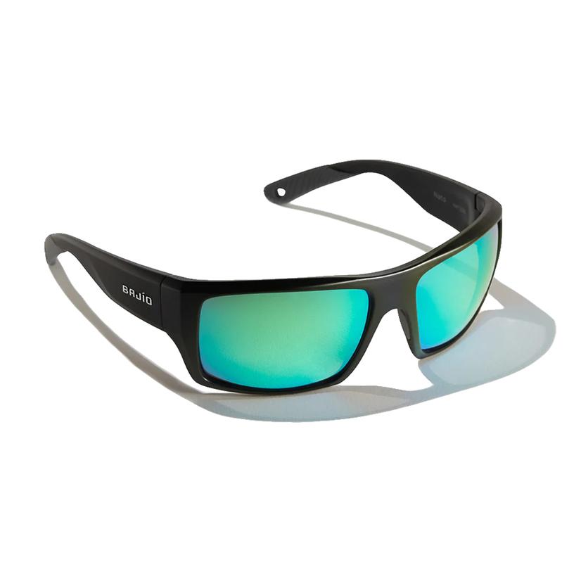  Bajio Nato Matte Black With Green Lens Sunglasses