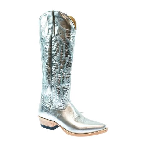 Macie Bean Metallic Silver Bullet Women's Boots