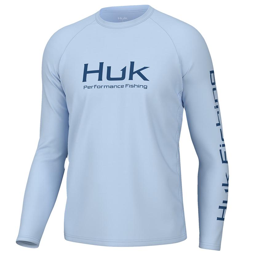  Huk Ice Water Vented Pursuit Long Sleeve Graphic Men's Shirt