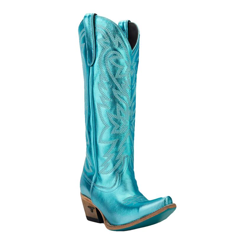 Smokeshow Turquoise Metallic Women's Boots by Lane Boot Company
