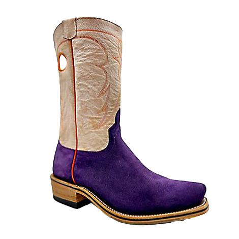 Horse Power High Noon Purple Roughout Men's Boots