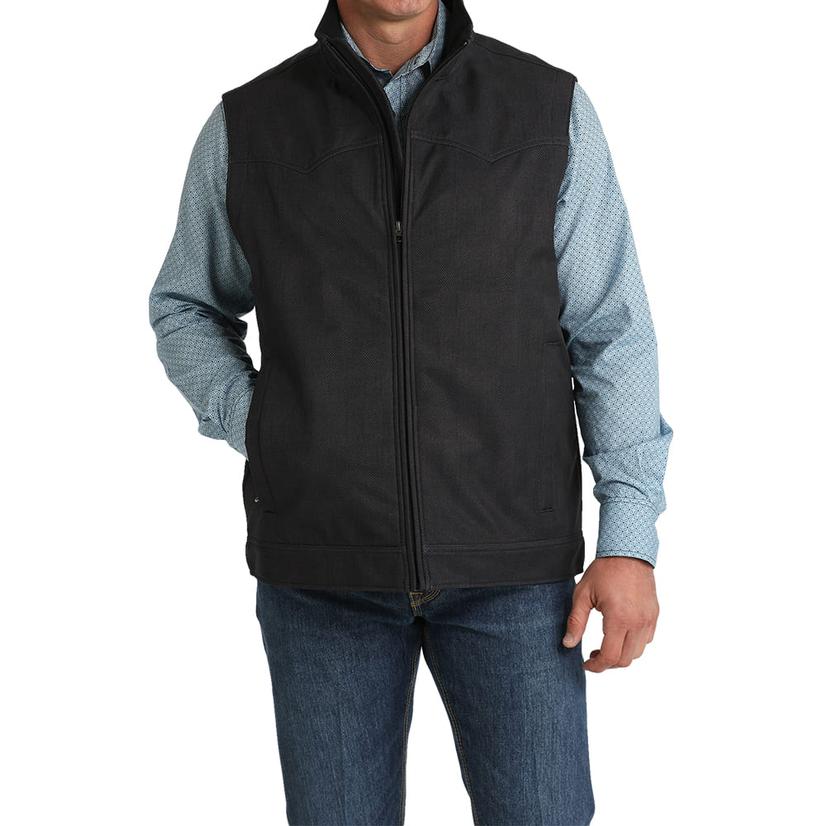  Cinch Charcoal Concealed Carry Bonded Men's Vest