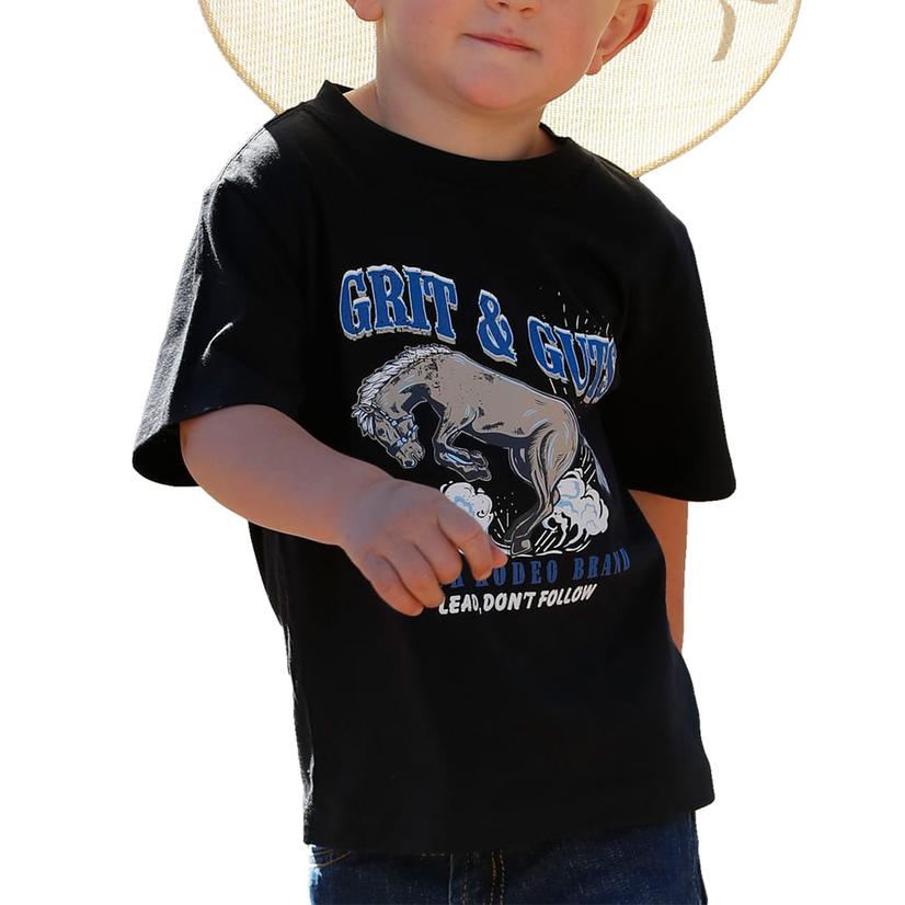  Cinch Toddler Boy's Black Graphic Shirt