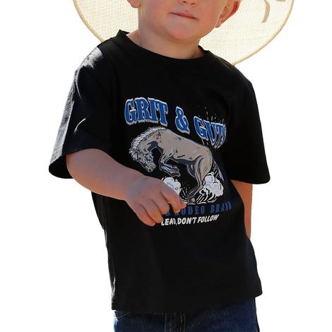 Cinch Toddler Boy's Black Graphic Shirt