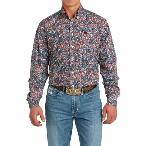Cinch Men's Button-Down Long Sleeve Shirt