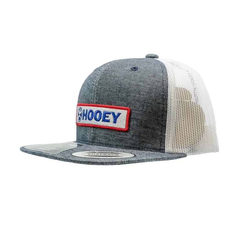  Hooey Charcoal And White Lock- Up High Profile Hybrid Bill Cap
