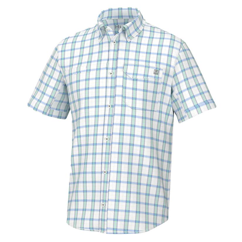  Huk Tide Point Latitude Bermuda Men's Short Sleeve Shirt