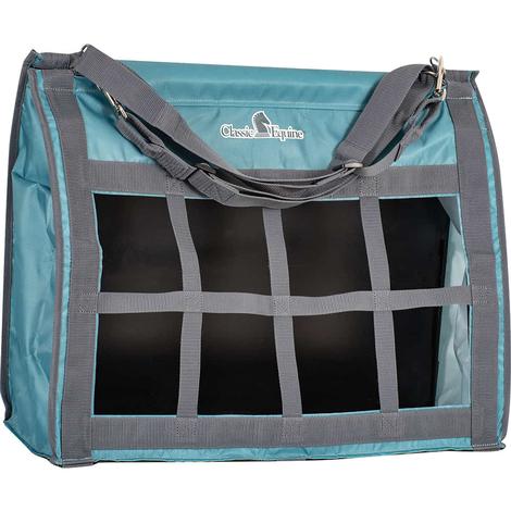Classic Equine Light Teal Top Load Hay Bag