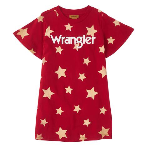 Wrangler Graphic Red Star Girls Dress