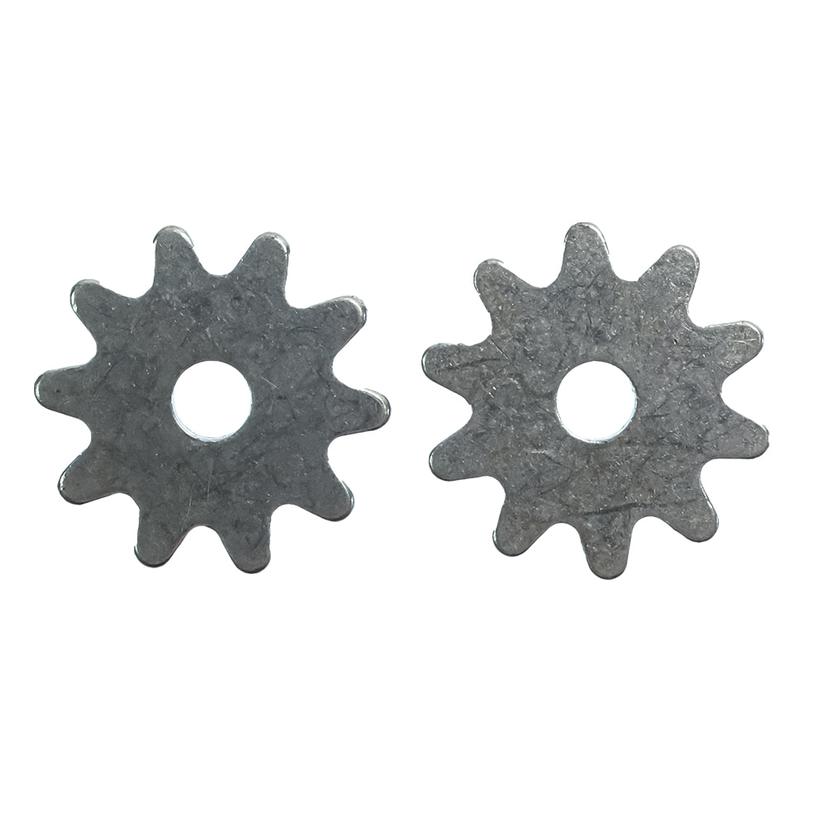  Dutton Bits Silver 10 Point Spur Rowels Paired