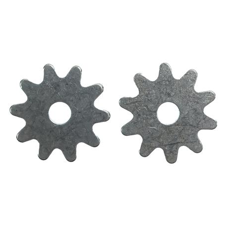 Dutton Bits Silver 10 Point Spur Rowels Paired