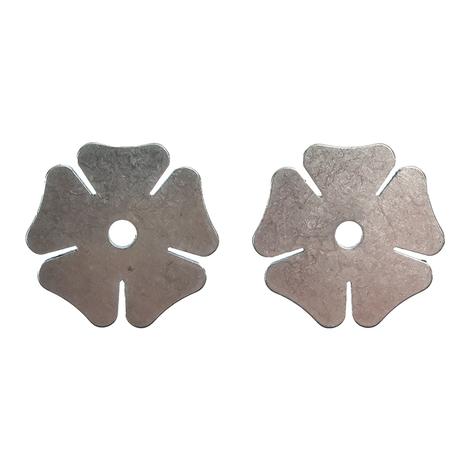 Dutton Bits Silver 5 Point Cloverleaf Spur Rowels Paired 1 3/8