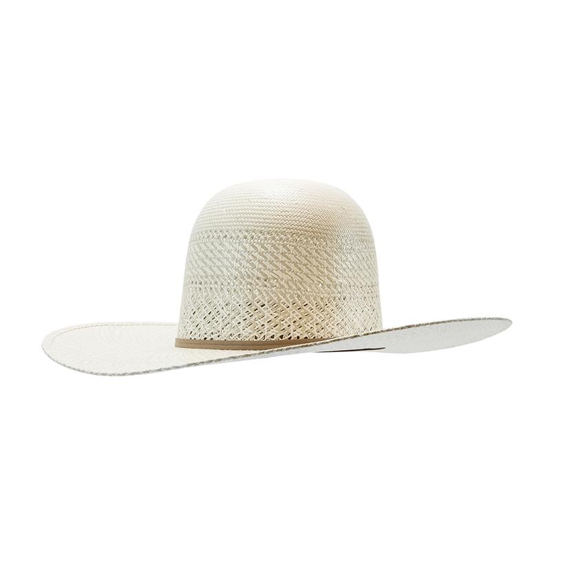  Prohats Ph3b 4.5 Brim Open Crown Natural Straw Hat With Dri- Lex Sweatband