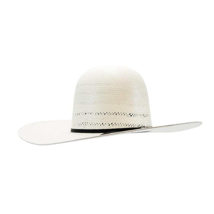  Prohats Ph72 4.5 Brim Open Crown Natural Straw Hat With Dri- Lex Sweatband
