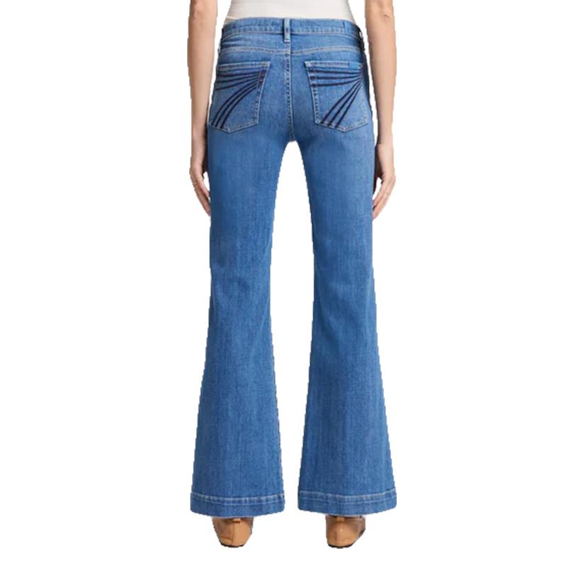  7 For All Mankind Dojo Tailorless In Call Me Wash Women's Jeans