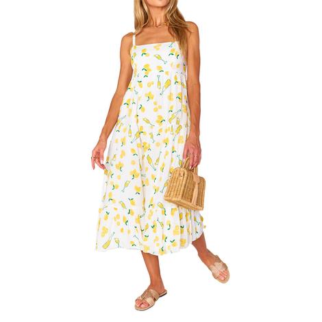 Show Me Your Mumu Summer Fling Lemon Women's Mini Dress 