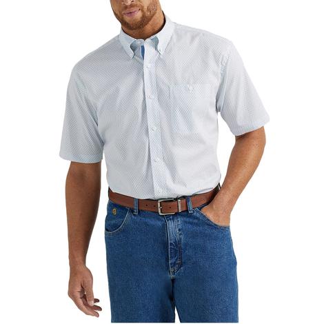 Wrangler George Strait Collection One Pocket Short Sleeve Men's Shirt