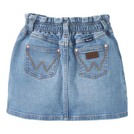 Wrangler Emily Girls Blue Jean Skirt