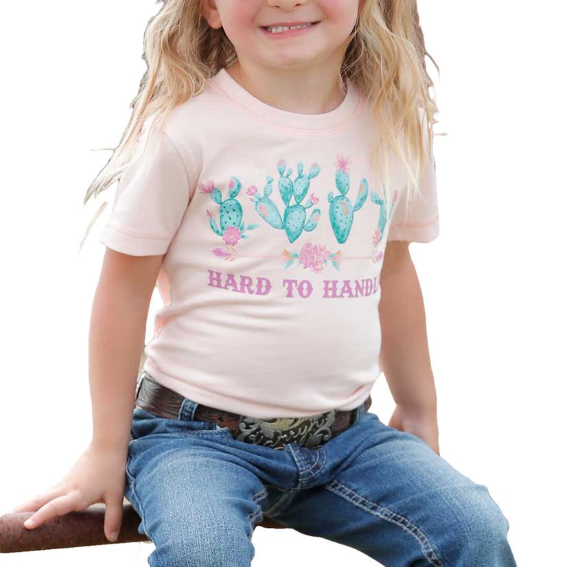  Cruel Girl Toddler Pink Hard To Handle Girl's Tee