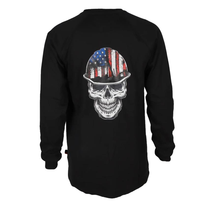  Forge Black Graphic Long Sleeve Fr Men's Shirt