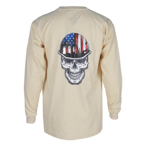 Forge Sand Graphic Long Sleeve FR Men's Shirt