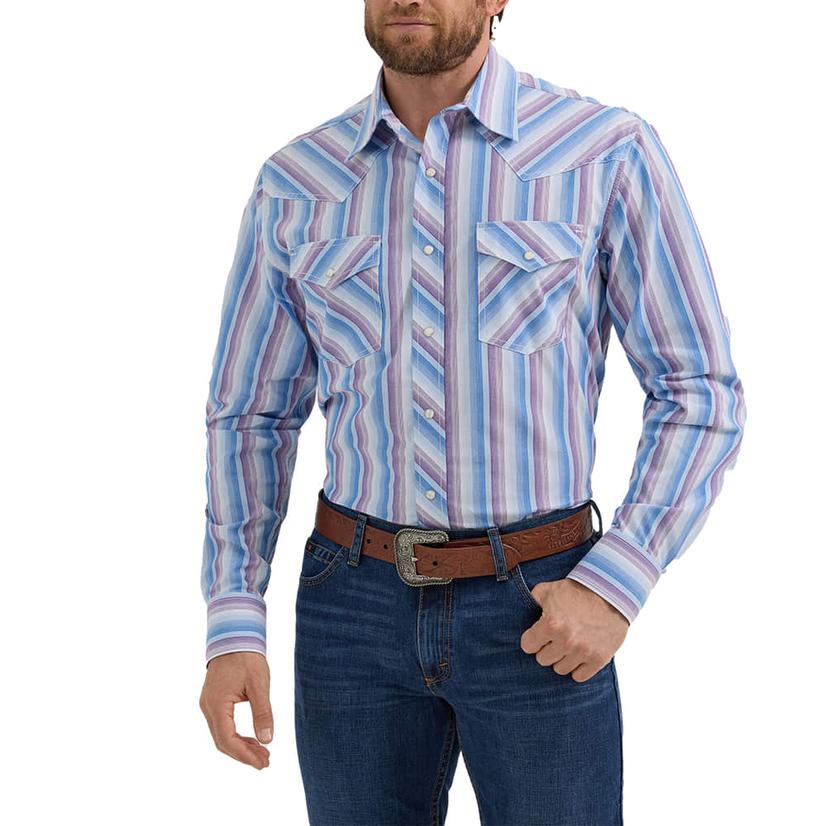  Wrangler 20x Competition Advanced Comfort Multi Long Sleeve Men's Shirt