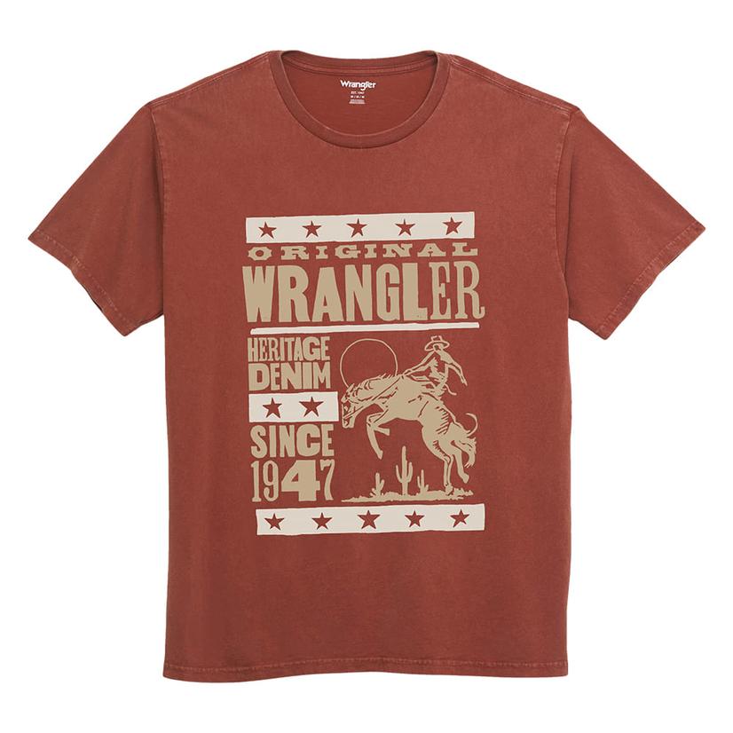  Wrangler Retro Graphic Women's Oversized Tee In Arabian Spice