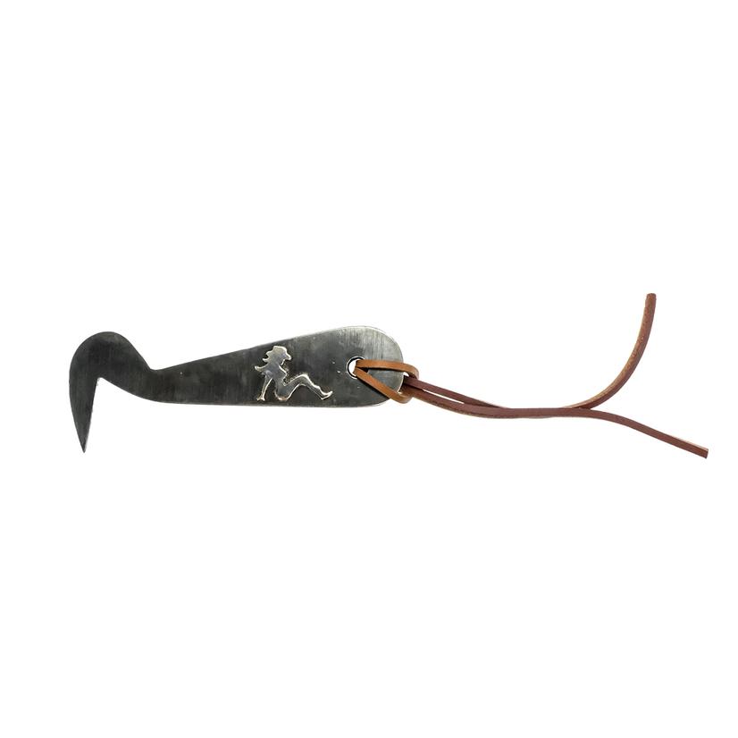  Easton Bit And Spur Hoof Pick With Cowgirl Silhouette Design