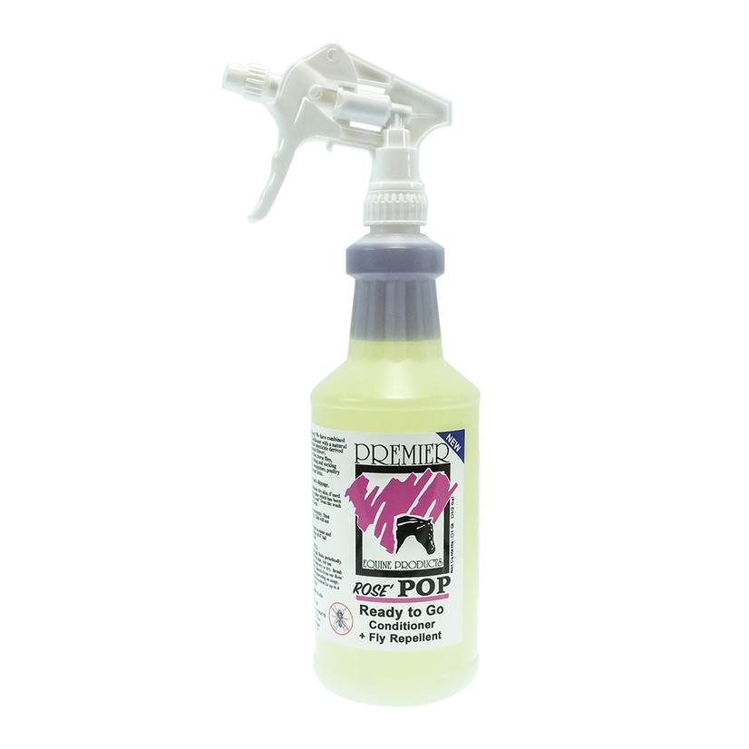  Premier Equine Products Premier Rose Pop Conditioner Fly Repellent Ready To Use Concentrate 32oz