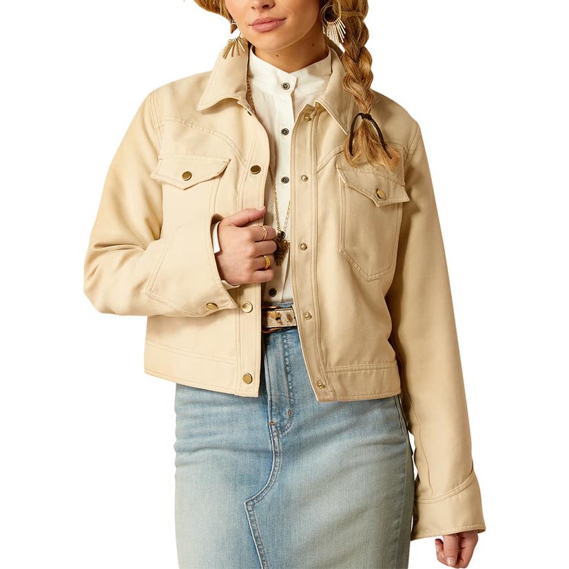  Ariat Rodeo Cream Cropped Women's Jacket