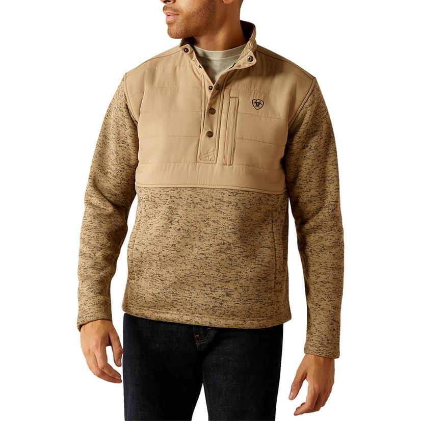  Ariat Men's Caldwell Chinchilla Snap Sweater