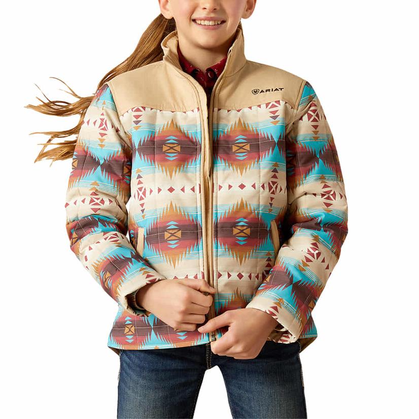  Ariat Crius Serrano Print Zip Front Girl's Jacket