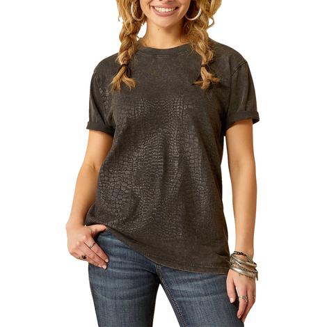 Ariat Black Later Gator Women's Tee