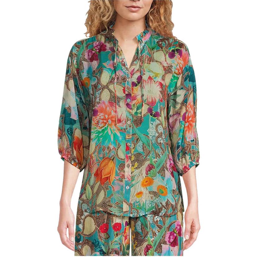  Johnny Was Women's Meadows Cathryn Blouse