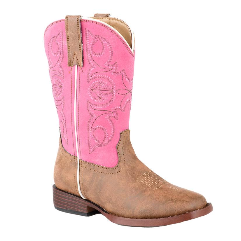  Roper Pink Top Ainsley Girl's Boot