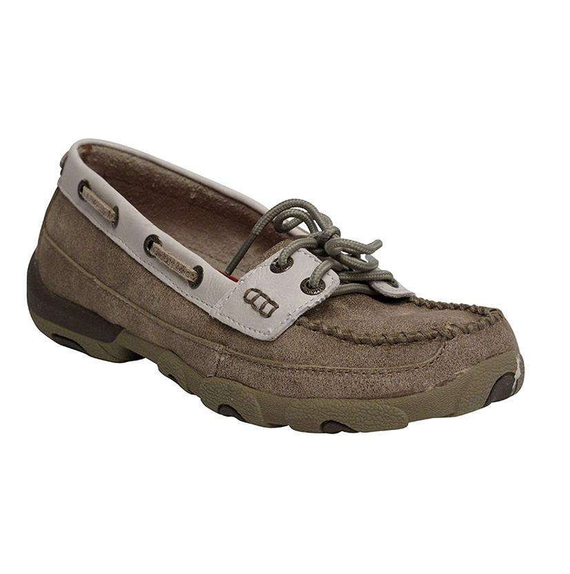 womens white driving moccasins
