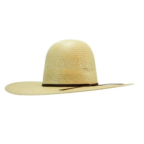 Rodeo King Jute Straw Cowboy Hat 4 1/2 Inch Brim