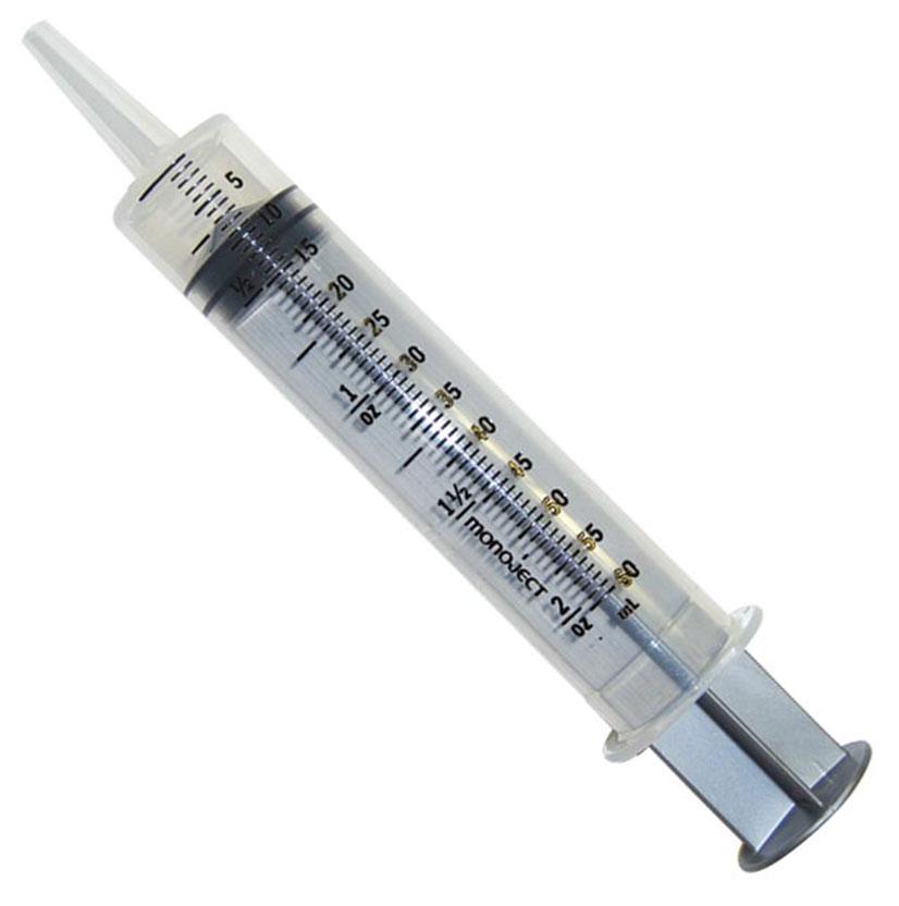  Monoject 60cc Single Catheter Tip Syringe