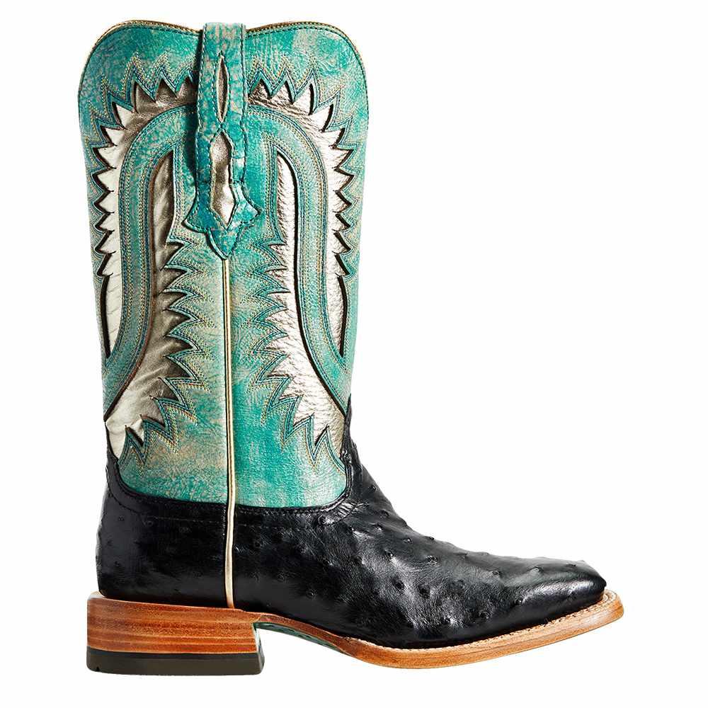 women's full quill ostrich boots