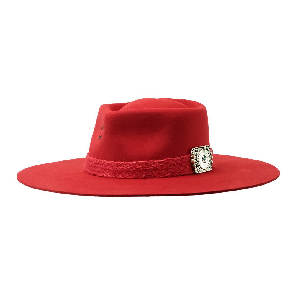 Charlie 1 Horse Fling Felt Hat Medium / Red