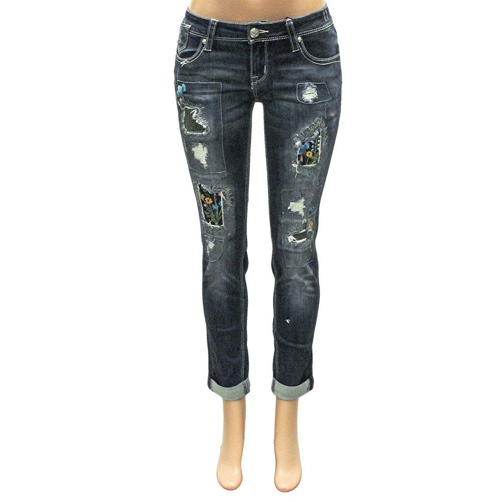 women's sequin jeans