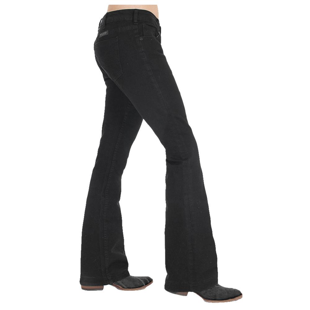 Womens Black Trouser Jeans By Cowgirl Tuff