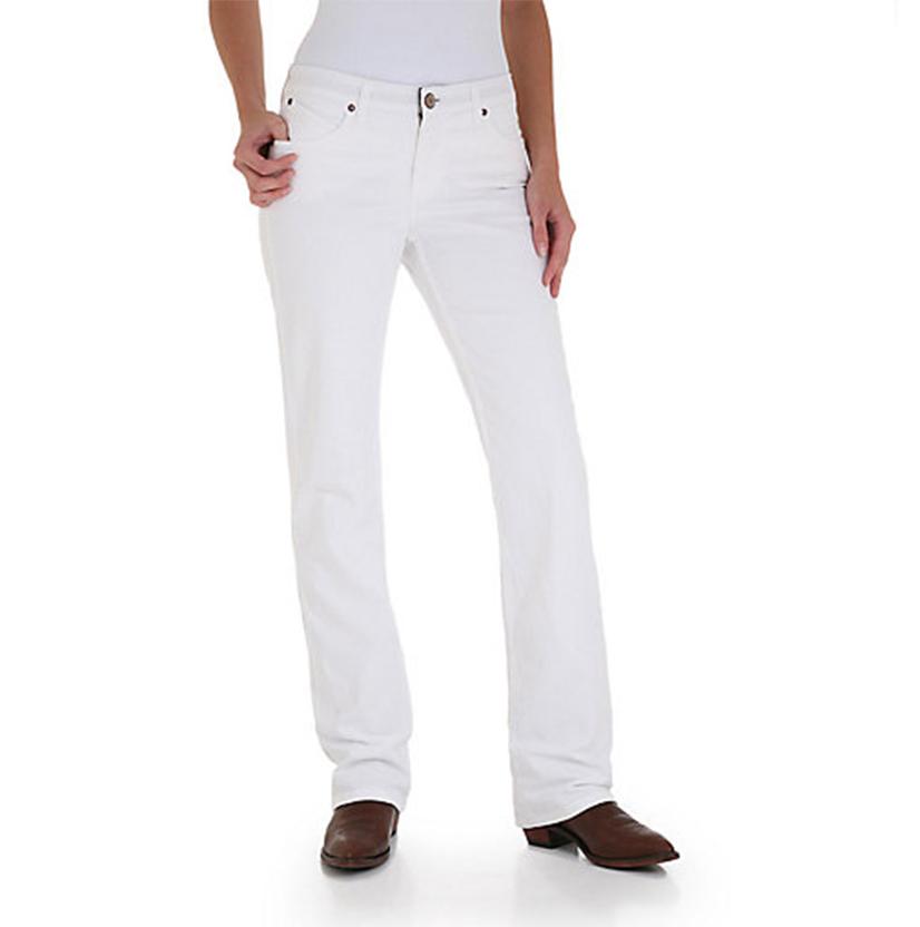 Wrangler Women's Q-Baby Mid-Rise White Boot Cut Jeans | Buy Women's  Wrangler Boot Cut Jeans Online at South Texas Tack