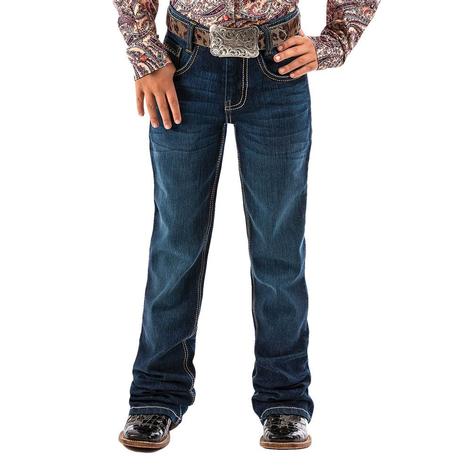 little girl western jeans